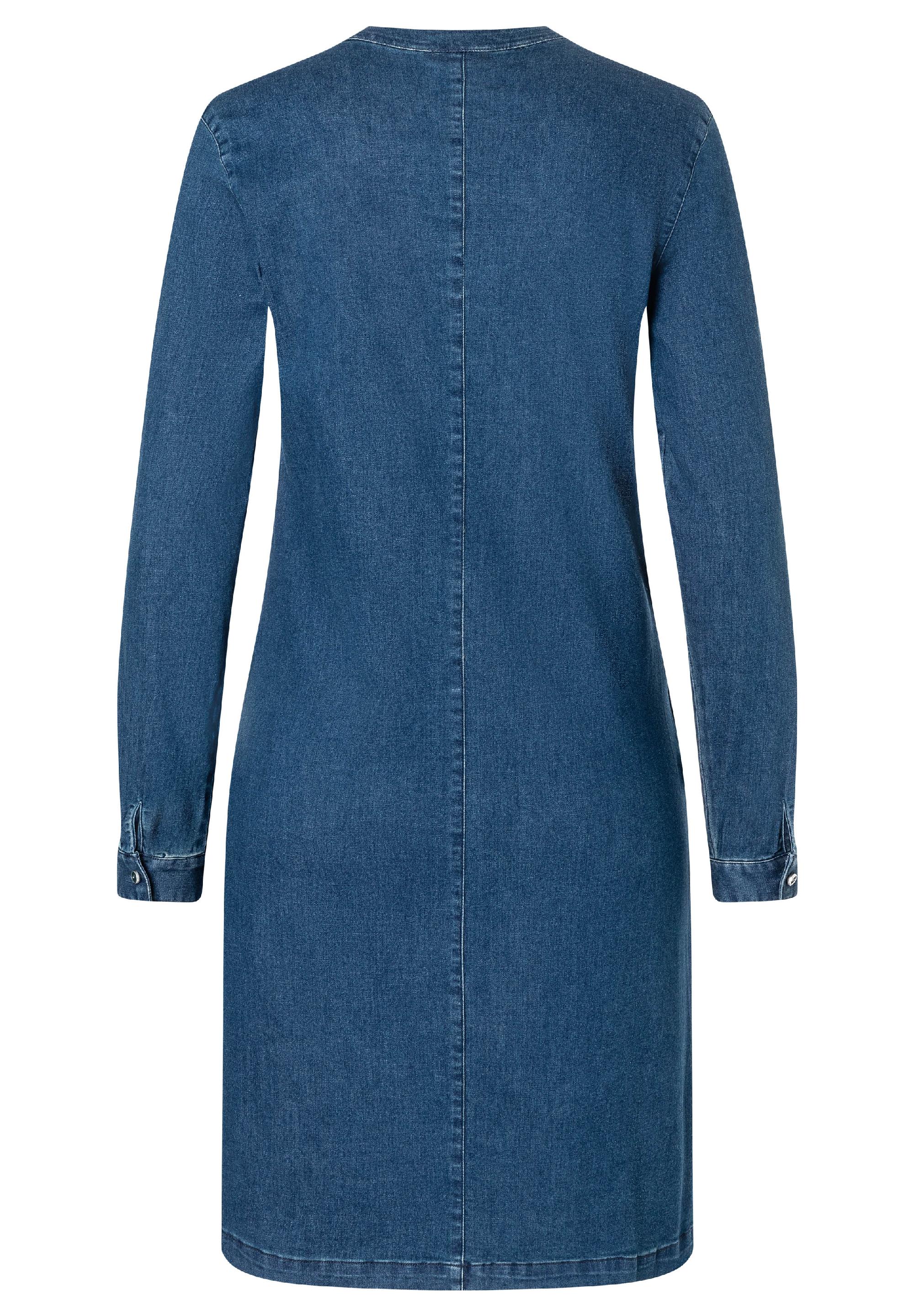 Denim Henley Dress