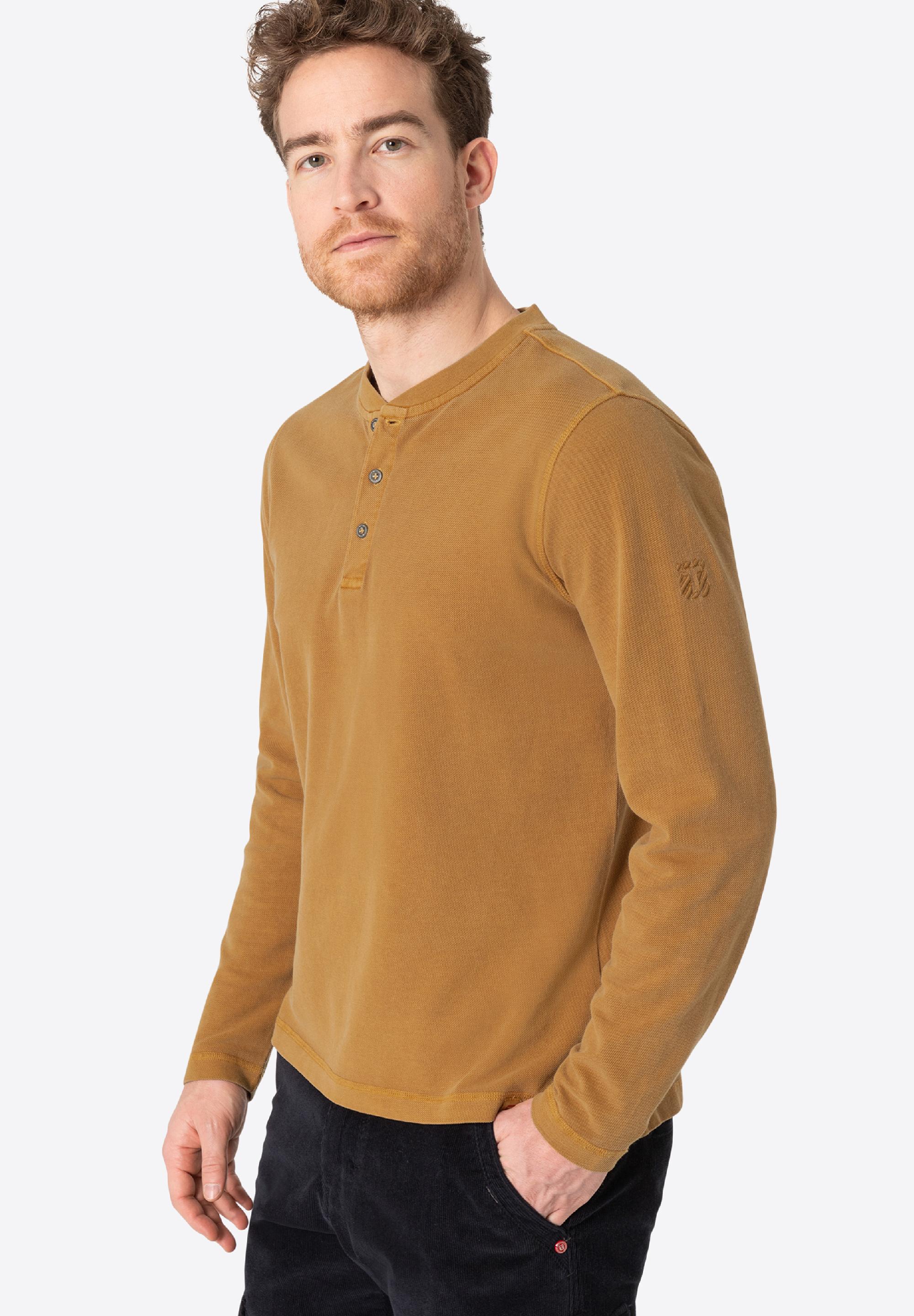 Pique Longsleeve Henley