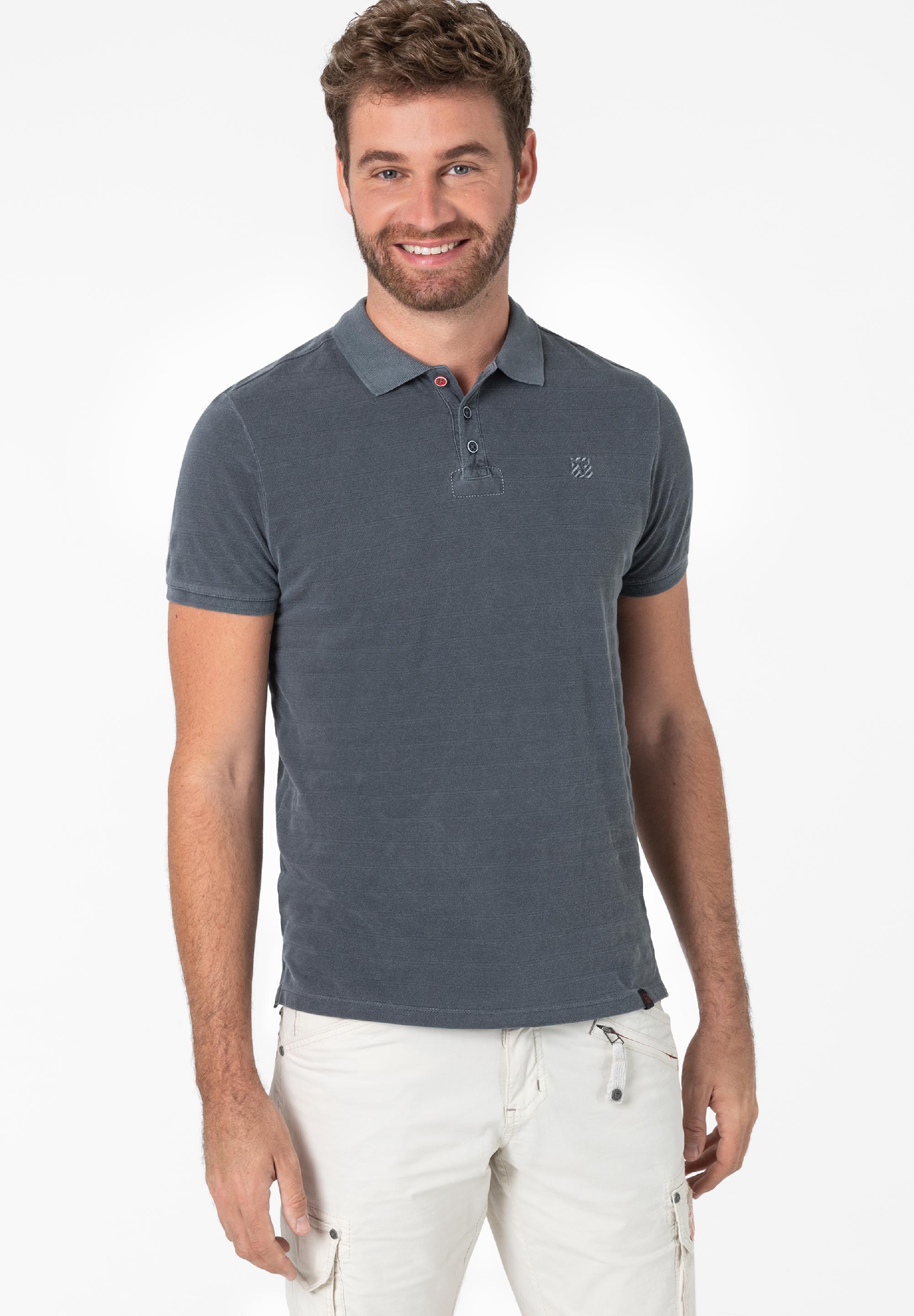 Tonal Striped Poloshirt