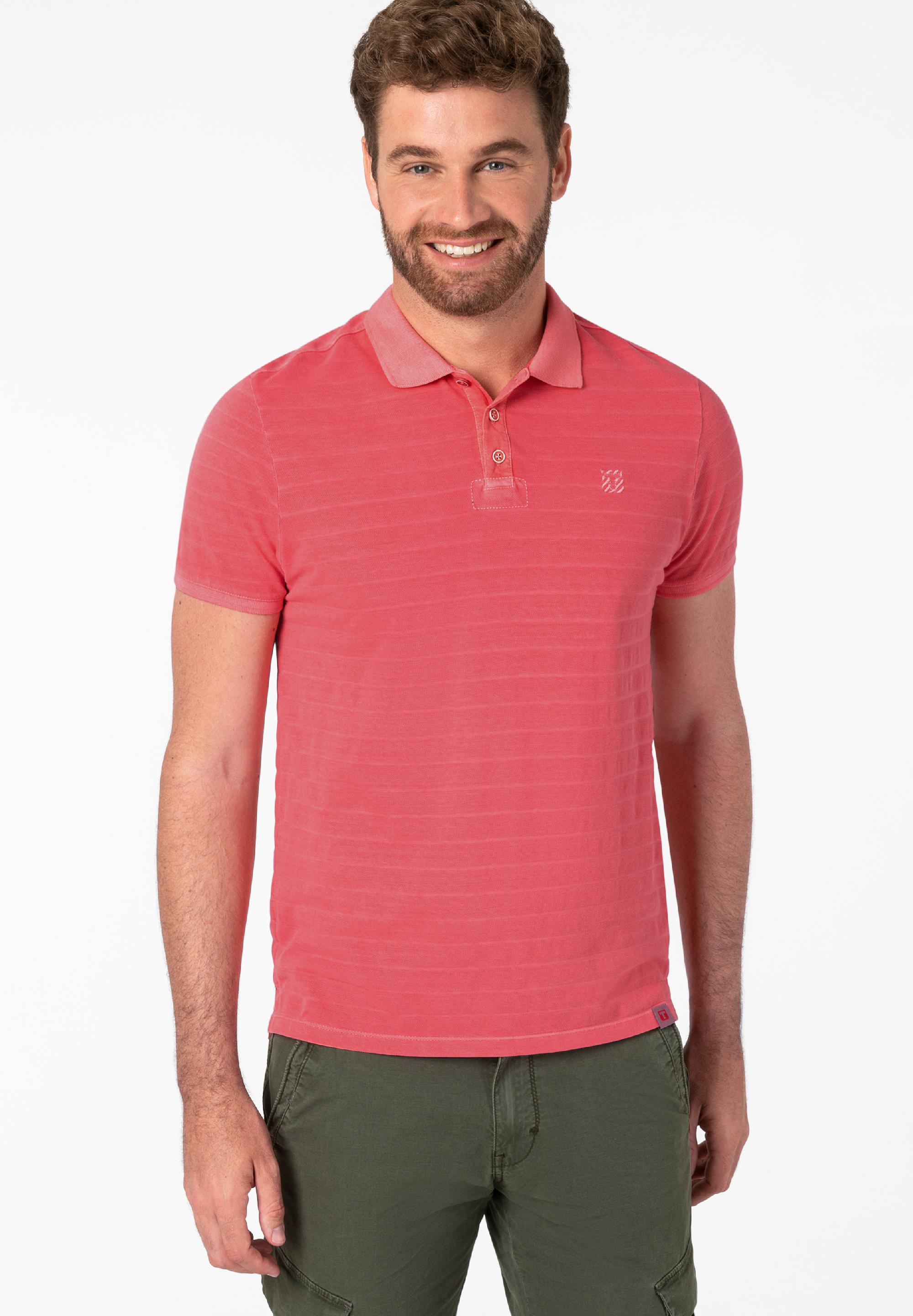 Tonal Striped Poloshirt