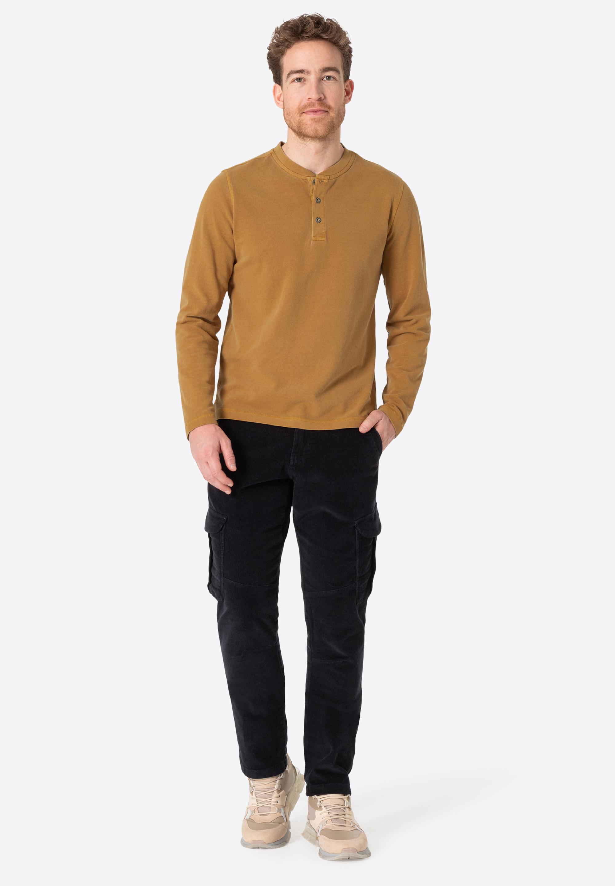 Pique Longsleeve Henley