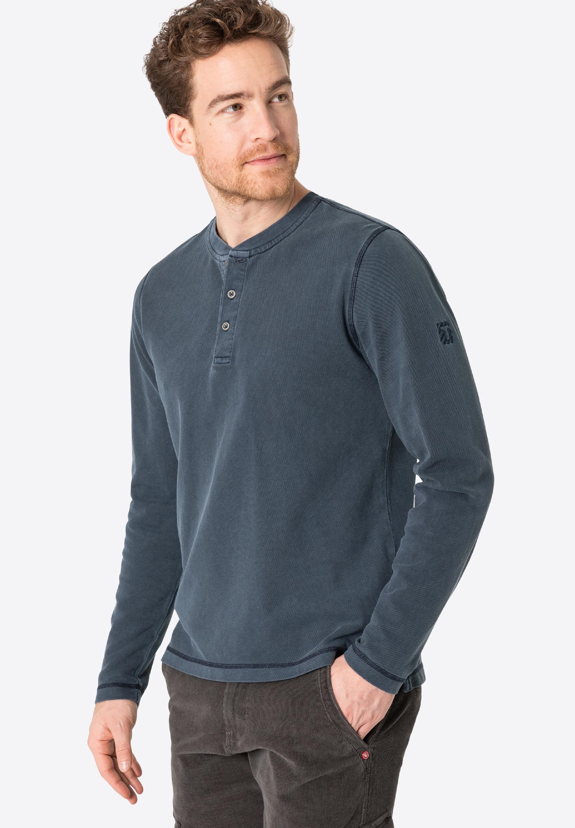 Pique Longsleeve Henley